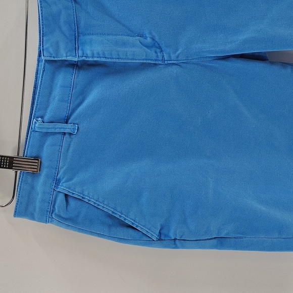 C&C California Blue Bermuda Shorts 7" Inseam Size 8 Stretch Raw Hem - Picture 2 of 10